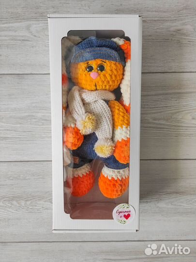 Мягкая игрушка плюшевый Зайка