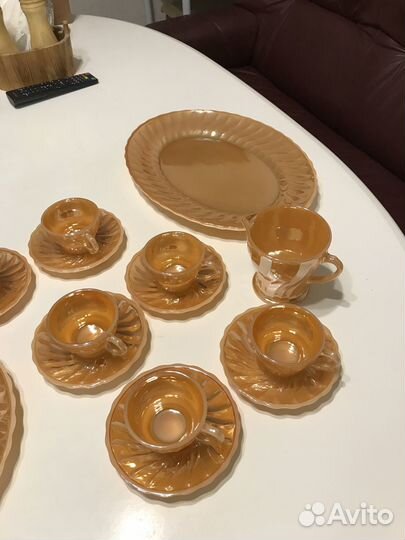 Кофейный сервиз Anchor hocking, 70е г США