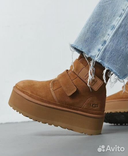 Ugg Neumel Platform Buckle Chestnut