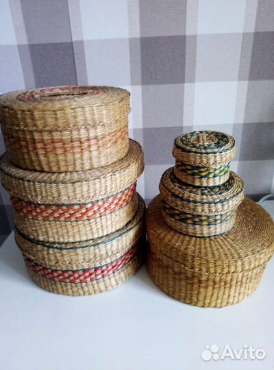 Корзина, шкатулка плетёная