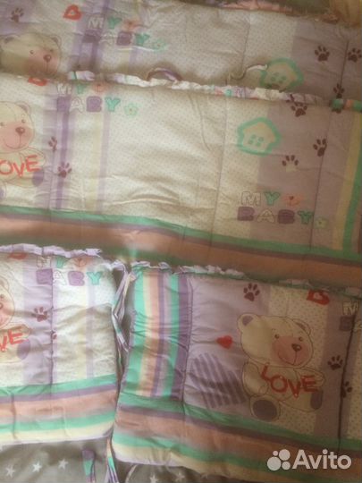 Бортики в детскую кроватку