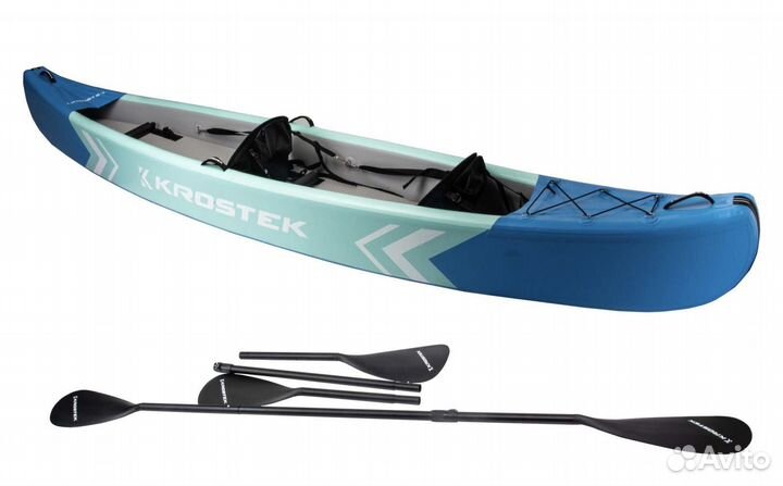 Байдарка надувной каяк двухместный