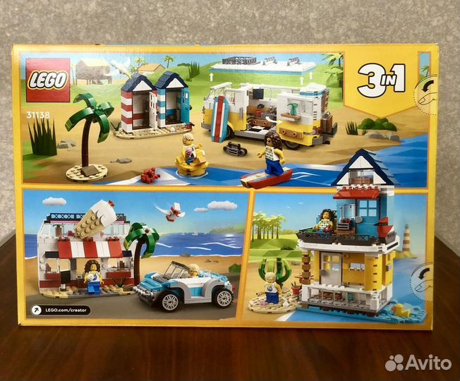 Lego Creator 31138 Пляжный фургон для кемпинга
