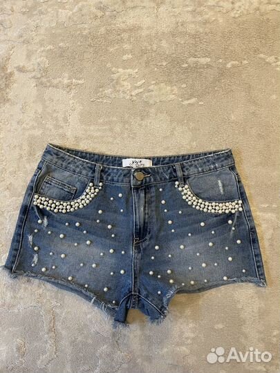Шорты джинсовые 44-50 женские, короткие