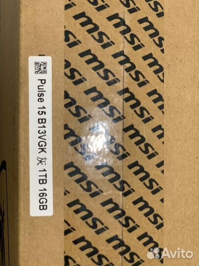 Новый ноутбук MSI Pulse 15 i7 13700/16/1/4070