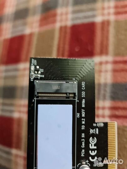 Адаптер / переходник M.2 - PCIe x4, x16 GEN3 NVMe