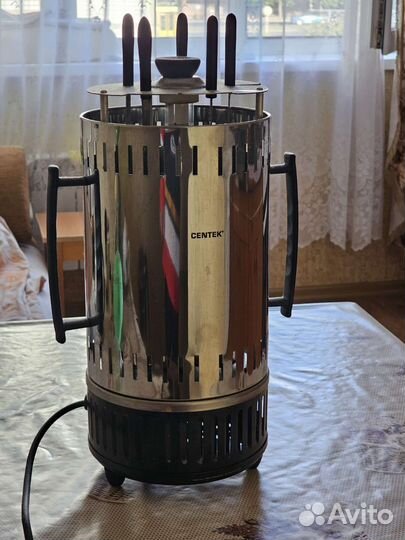 Электрошашлычница новая