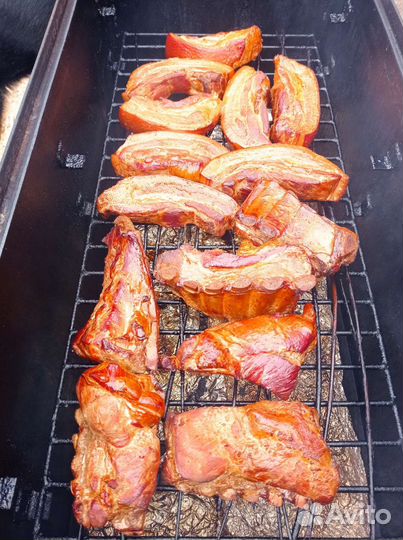 Горячее домашнее копчение на костре