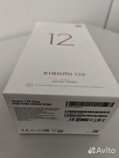 Xiaomi 12X, 8/256 ГБ