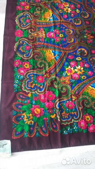 Павловопосадский платок СССР шерсть