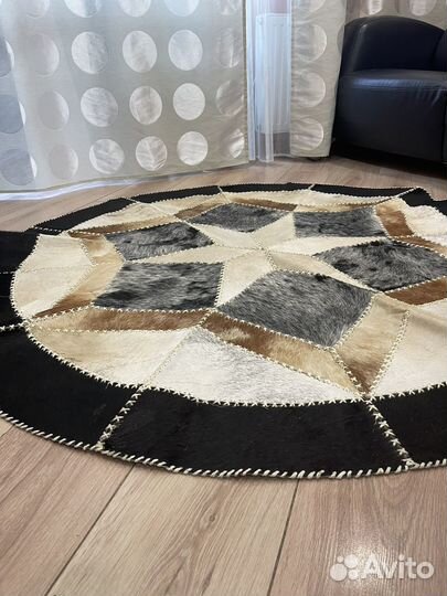 Ковер из шкур и меха вола