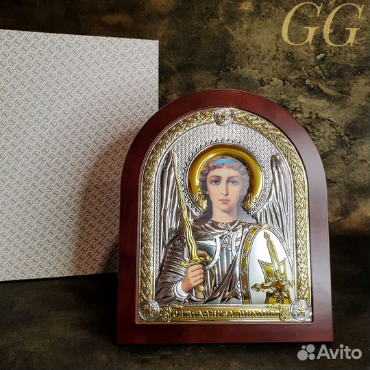 Икона Св.Архангел Михаил 22х27см Италия