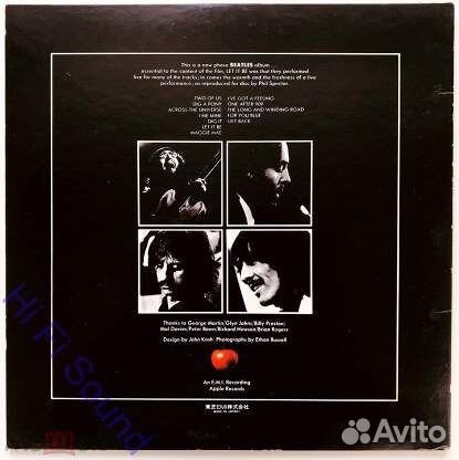 The Beatles – Let IT Be-LP-EAS-80561-1976-japan