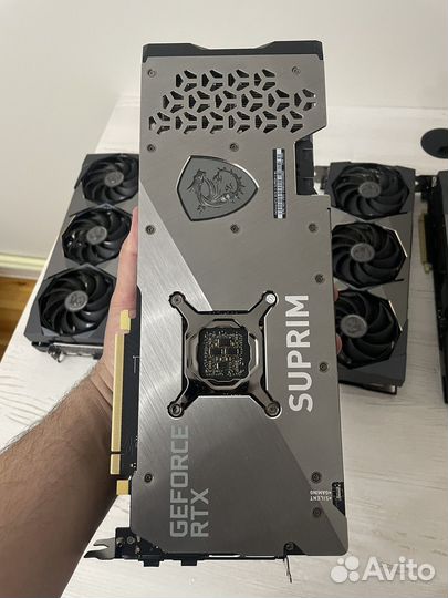 Видеокарта RTX MSI 3070ti Suprime X 4шт