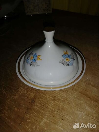 Масленка фарфор СССР
