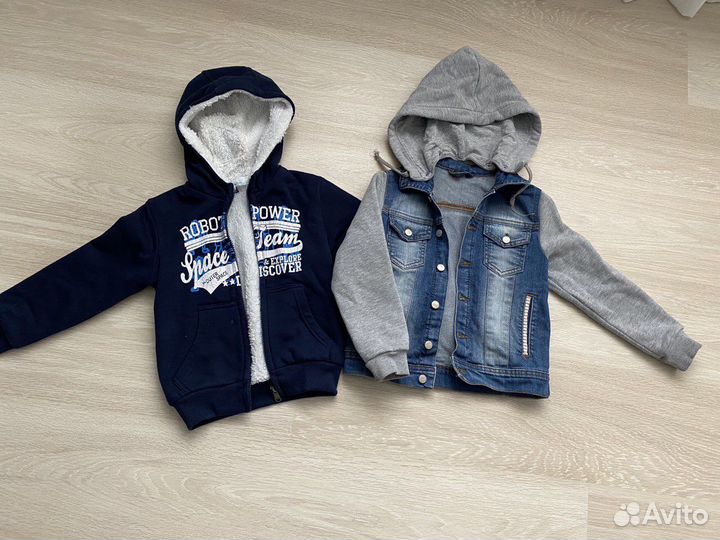 Толстовка джемпер вещи на мальчика 110-116