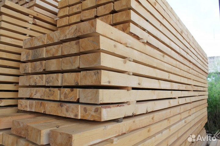 Брусок обрезной естественной влажности хвоя 1 сорт