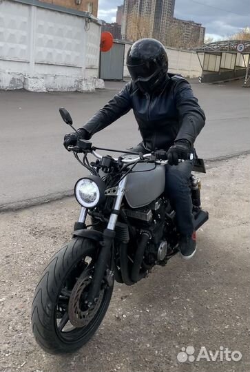 Мотокуртка кожаная мужская 52