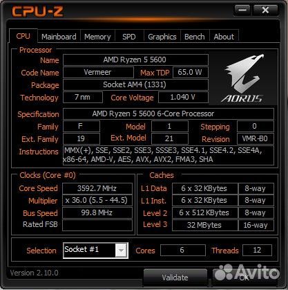 Игровой пк Mini ITX Ryzen 5 5600 RTX 4060