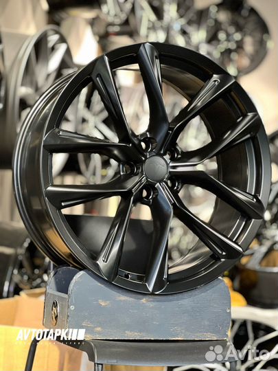 Диски литые R22 Tesla model X satin black