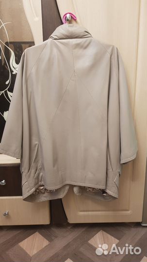 Куртка кожаная женская 56-58