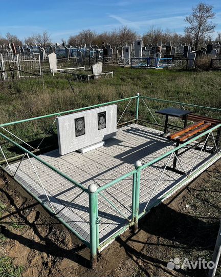 Благоустройство памятников/ захоронений с гарантие