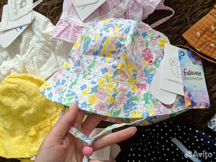 Новая панамка baby go/h&m/futurino