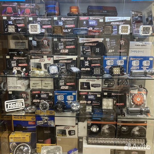 Светодиодные фары ближний Rigid Dually D2, 2шт