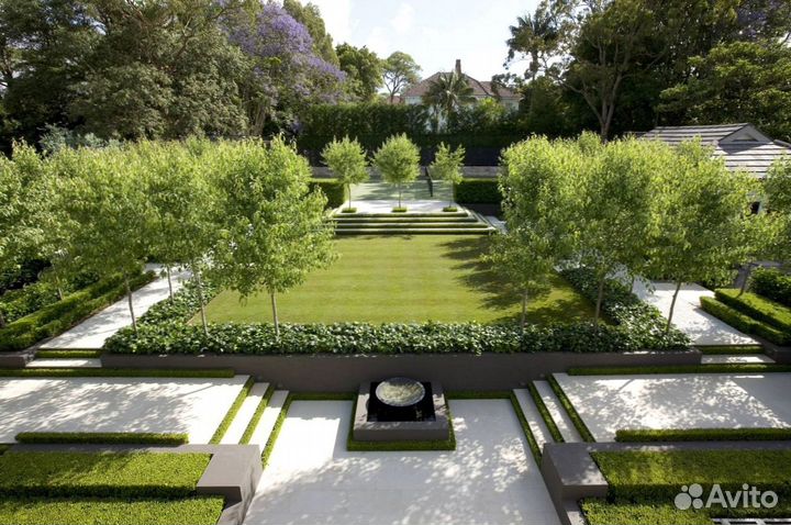 Рулонный газон с укладкой