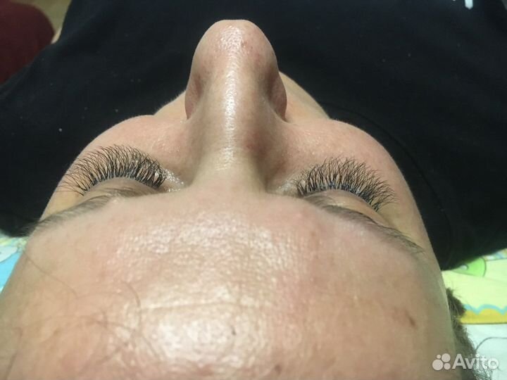 Наращивание ресниц на дому