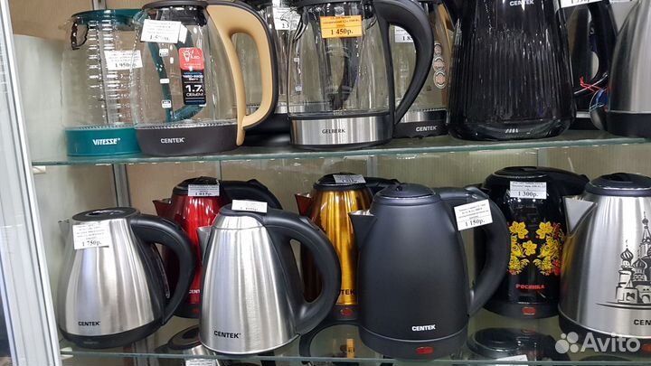 Чайник Delta Гжель керамика, 2.0л, 2000Вт