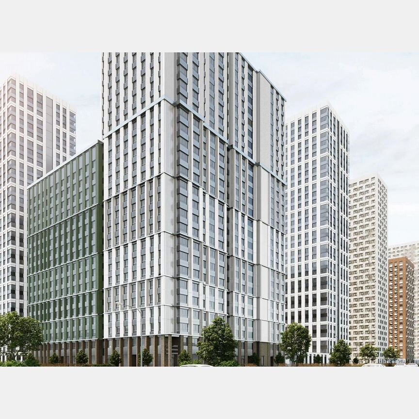 Квартира-студия, 34 м², 20/32 эт.