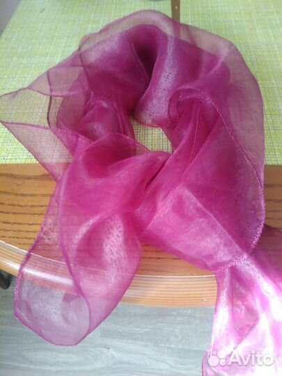 Платок газовый, косынка с рюлексом СССР