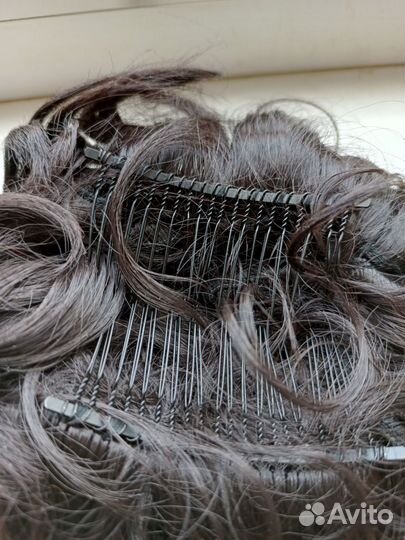 Шиньон на заколке