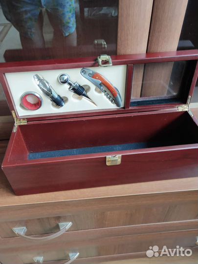 Подарочная шкатулка для вина, новая