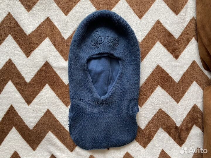 Шапка шлем для мальчика 52 54