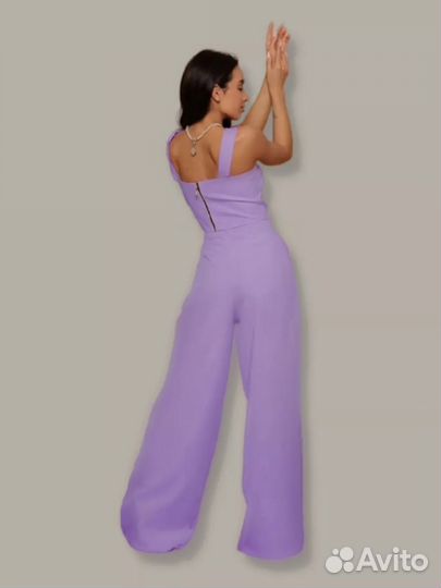 Костюм с брюками палаццо и топом