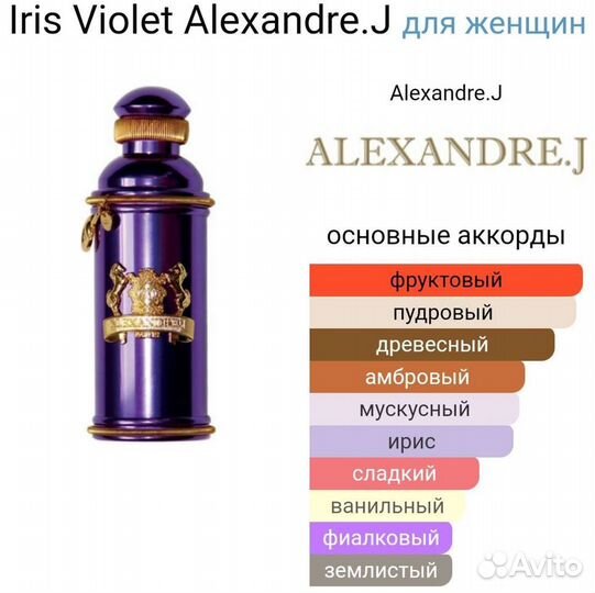 Iris Violet Alexandre.J тестер
