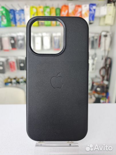 Чехол для iPhone 14 Pro Кожаный