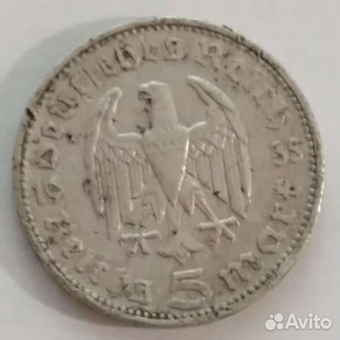 Монета серебро 1935г объявление продам