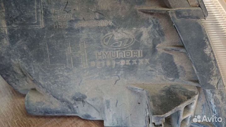 Фара левая Hyundai Sonata 5 NF 2004-2010