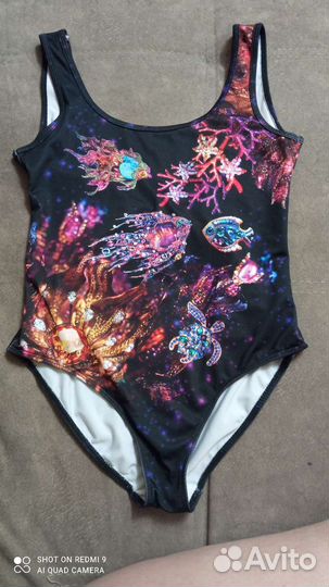Купальник слитный для девочки 146 см