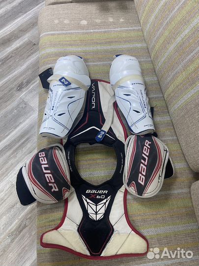 Нагрудник bauer vapor x60 наколенники bauer nexus