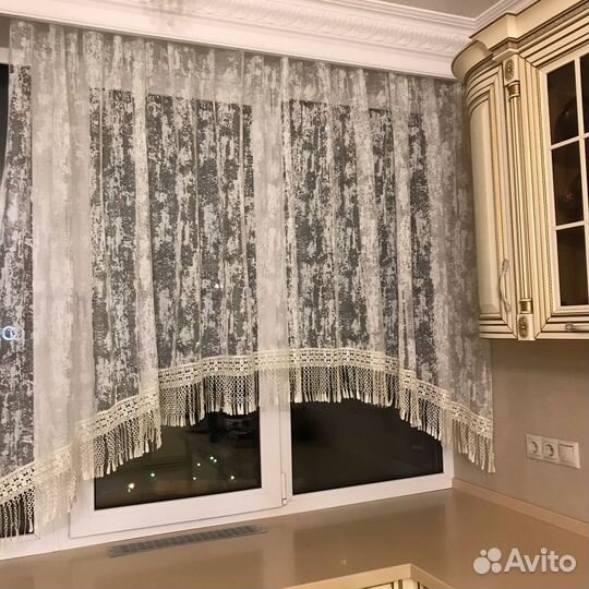 Готовые шторы на кухню новые