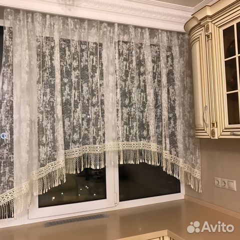 Готовые шторы на кухню новые