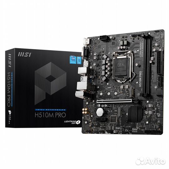 H510M PRO mATX, Socket 1200, IntelH510, 2xDDR4-320