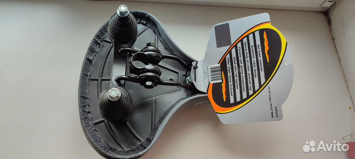 Седло для велосипеда широкое мягкое HOBоe