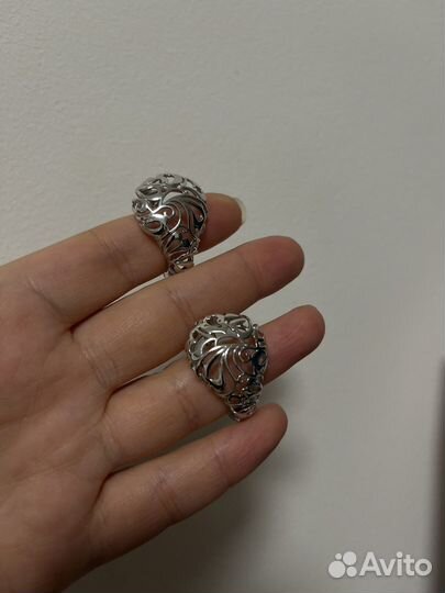 Серьги серебро