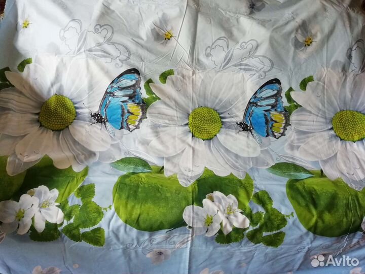 Пододеяльник 2 спальный новый 215х175 см, поплин