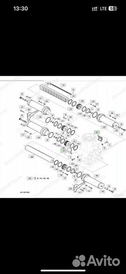 F621849 подшипник скольжения John Deere